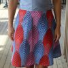 Skirt Cairo with African Print