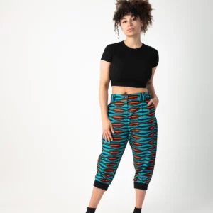 3/4 Length Trousers with Print Cavally
