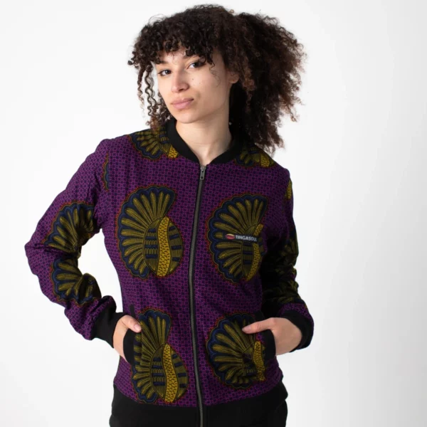 Jacket with Print Roxo