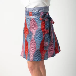 Skirt with African Print Cairo1