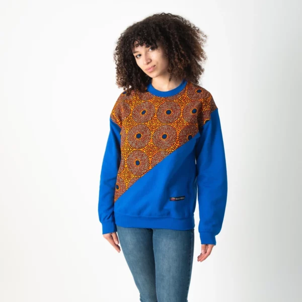 Blue Sweatshirt with Print Sunbeam