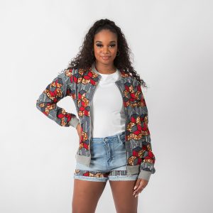 Jacket with Print Build to Grow