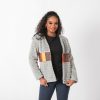 Faux Fur Jacket with Print Highlife