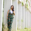 Jumpsuit Liberdade with Green Brown Print